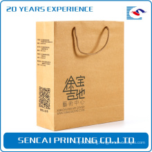 China wholesale cheap luxury shopping kraft hand paper bag with logos retail price